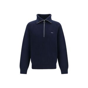 Prada Blue Wool Oves Aries Men's Sweatshirt